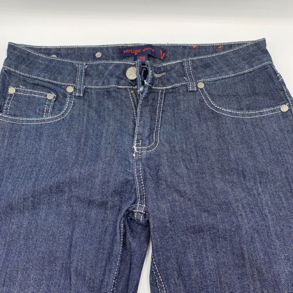 Vertigo Paris Women Capri Cuff Jeans Size 28 - Picture 3 of 5
